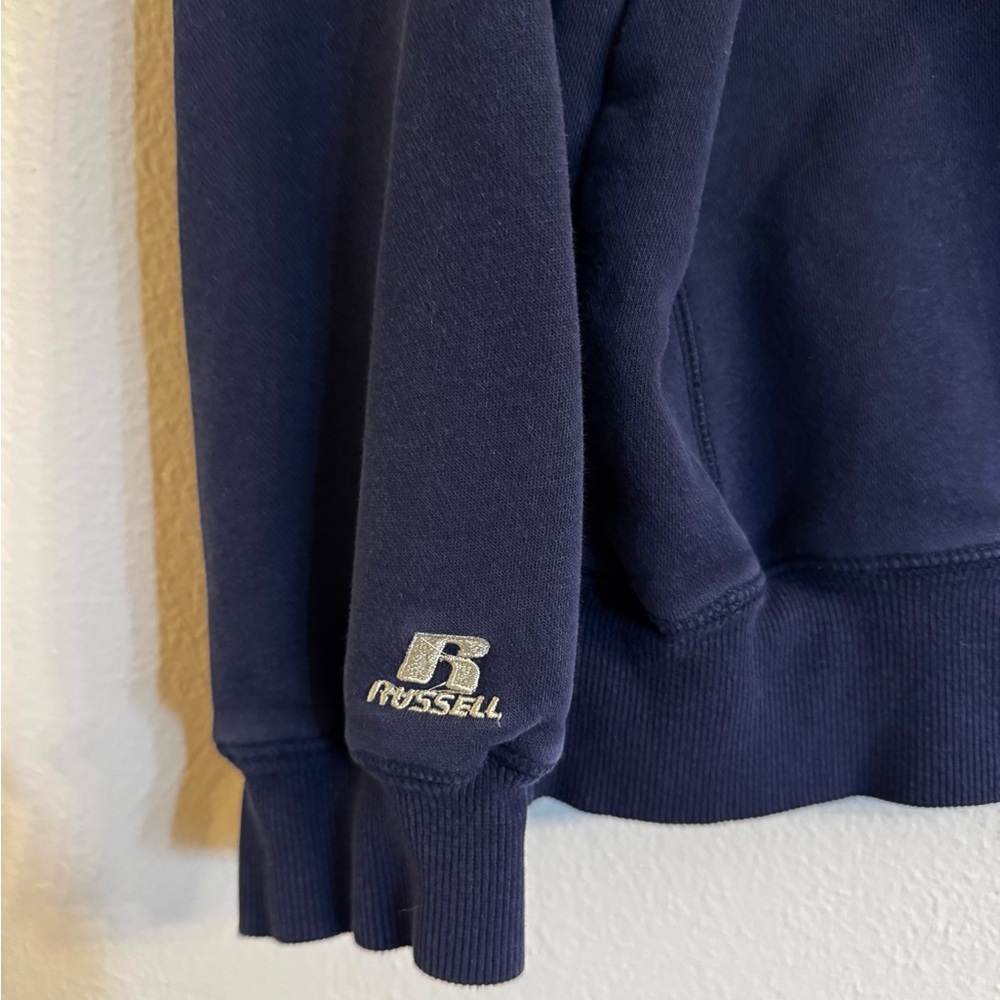 Russell Athletic, Vintage, Men's Crewneck Sweater in Navy - Picture 4 of 4